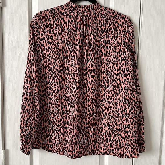 Zadig & Voltaire Tink Squeleton Leopard
Logo Silk Shirt Blouse - Picture 9 of 14